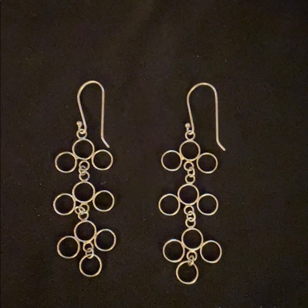 Silver earrings